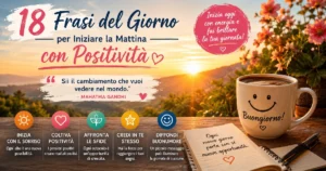 18 Frasi del Giorno per Iniziare la Mattina con Positività