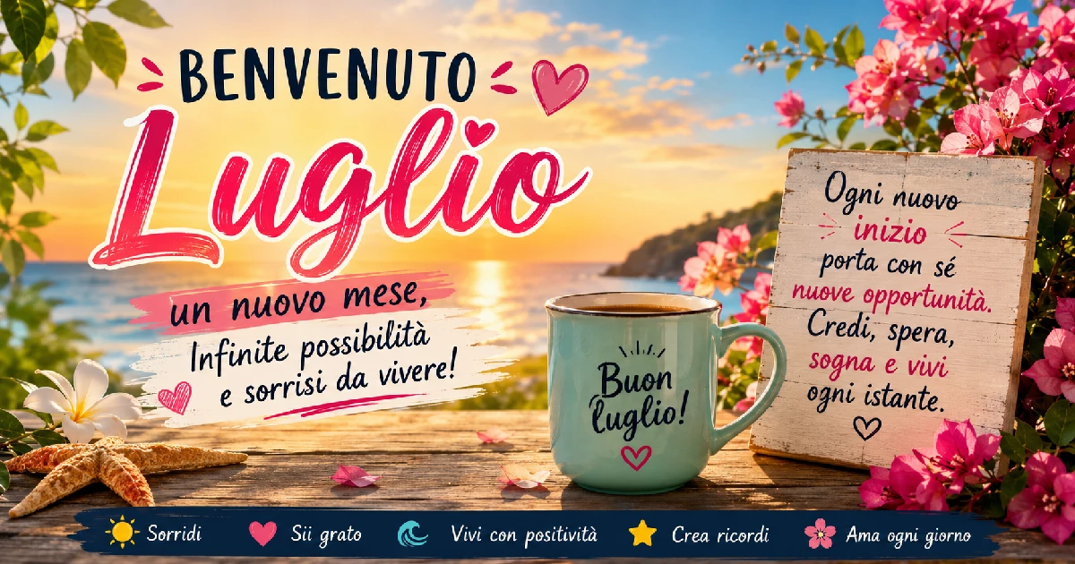 Bellissime citazioni di luglio per accogliere con gioia un nuovo mese