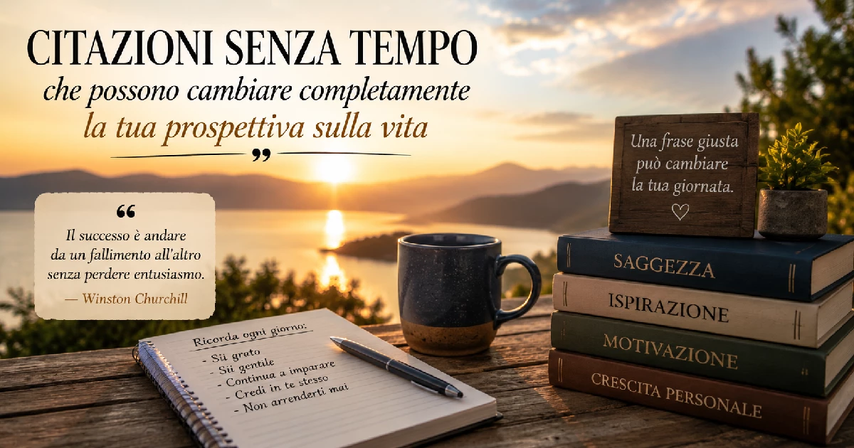 Citazioni Senza Tempo che Possono Cambiare Completamente la Tua Prospettiva sulla Vita