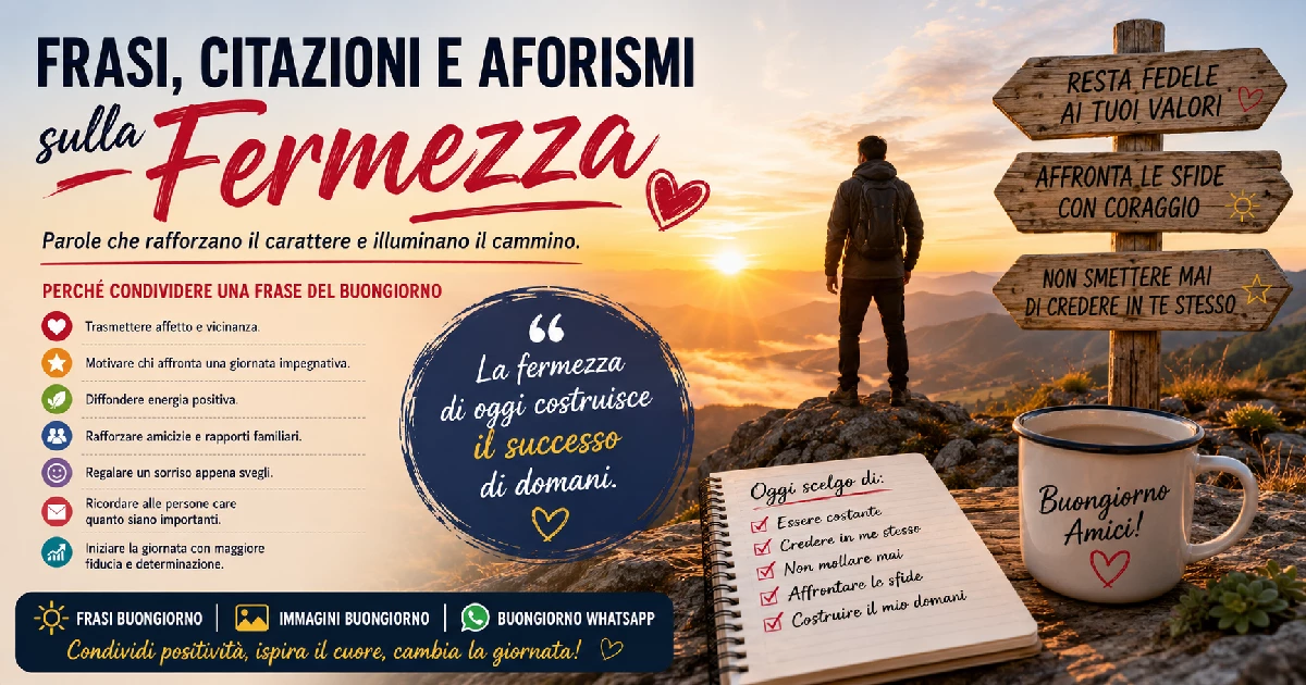 Frasi, citazioni e aforismi sulla fermezza
