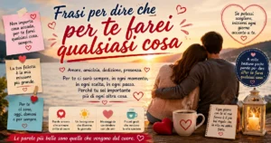 Frasi per dire che per te farei qualsiasi cosa