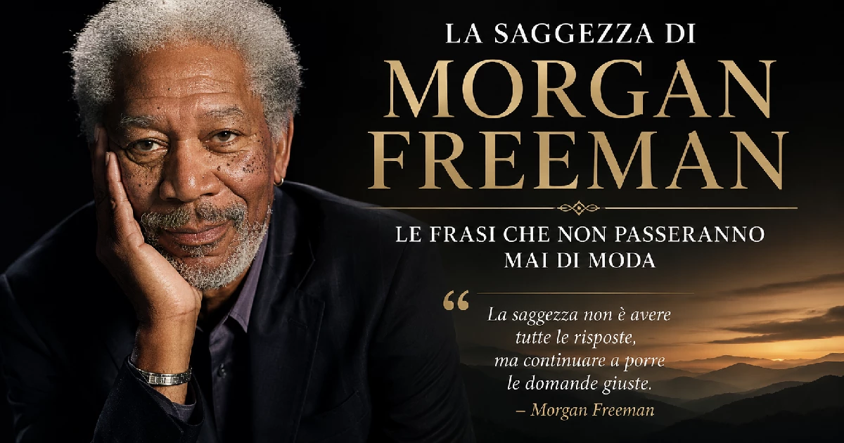 La Saggezza di Morgan Freeman: Le Frasi che Non Passeranno Mai di Moda