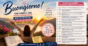 Citazioni del buongiorno per iniziare la giornata con motivazione