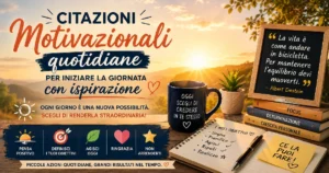 Citazioni motivazionali quotidiane per iniziare la giornata con ispirazione