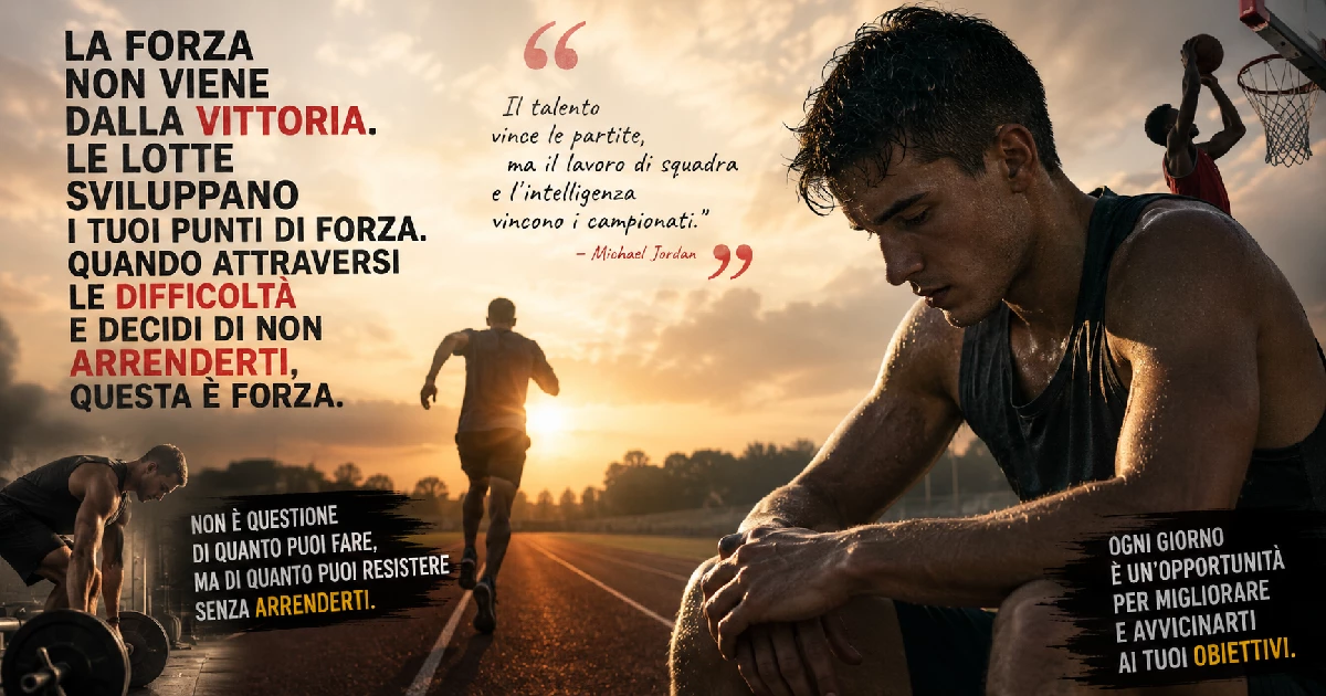 Citazioni sportive che ispirano i campioni a non arrendersi mai