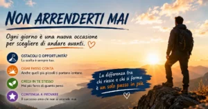 Citazioni sul non arrendersi mai che possono cambiare la tua giornata in pochi secondi