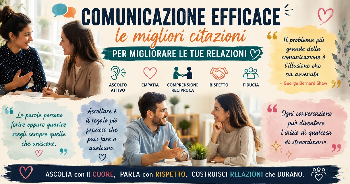 Comunicazione efficace: le migliori citazioni per migliorare le tue relazioni