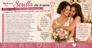 Frasi e auguri di matrimonio per tua sorella da dedicarle con il cuore