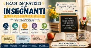 Frasi ispiratrici sugli insegnanti da condividere con ogni educatore