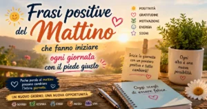 Frasi positive del mattino che fanno iniziare ogni giornata con il piede giusto
