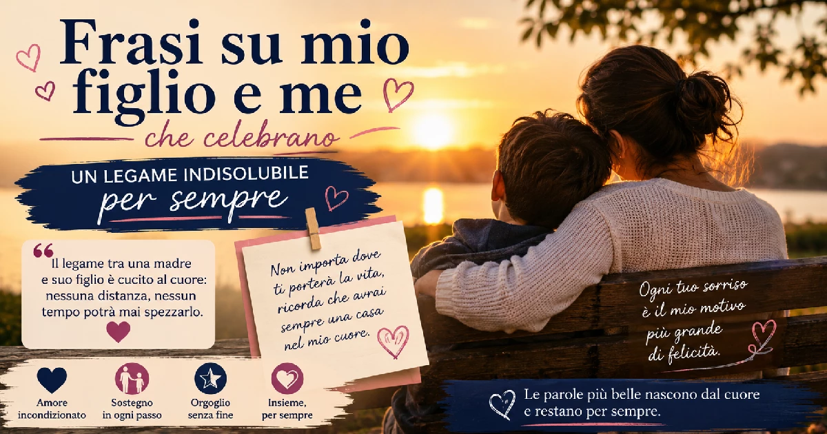 Frasi su mio figlio e me che celebrano un legame indissolubile per sempre