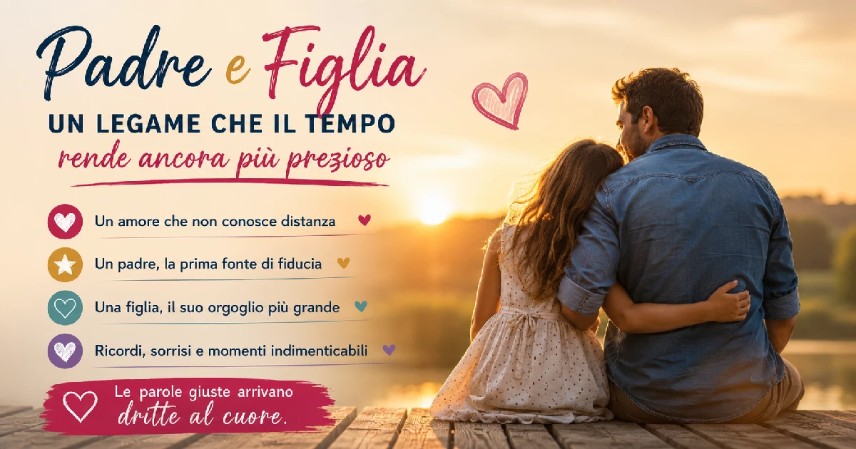 Frasi sul rapporto tra padre e figlia che ti scioglieranno il cuore ogni volta