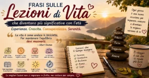 Frasi sulle lezioni di vita che diventano più significative con l'età