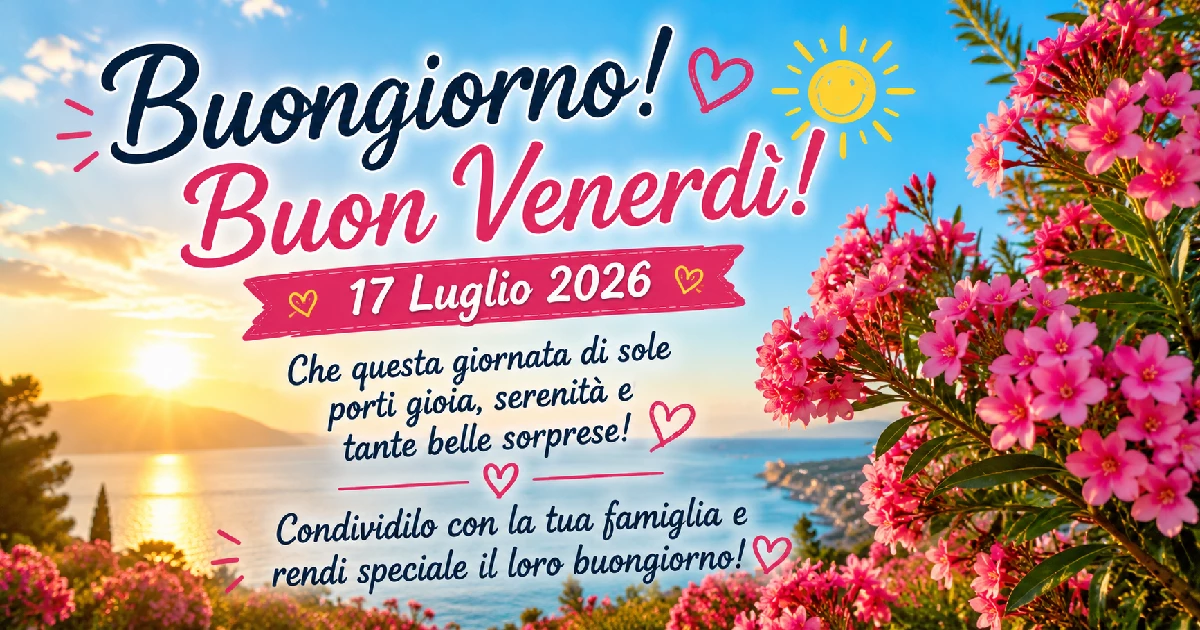 Immagini Buongiorno Buon Venerdì 1