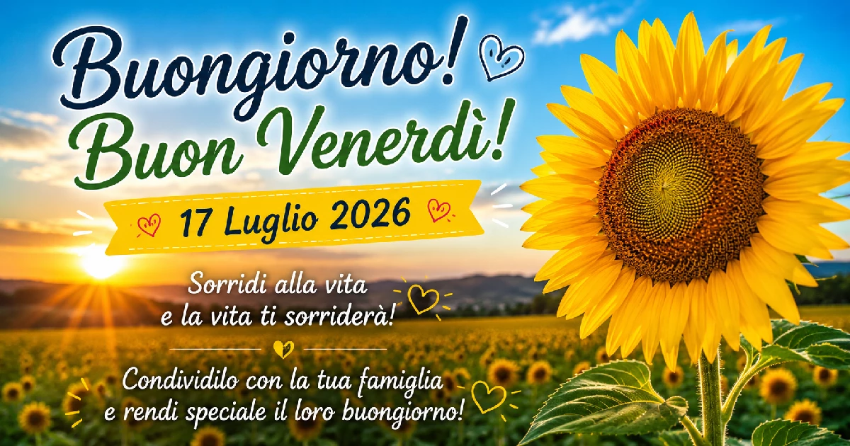 Immagini Buongiorno Buon Venerdì 2