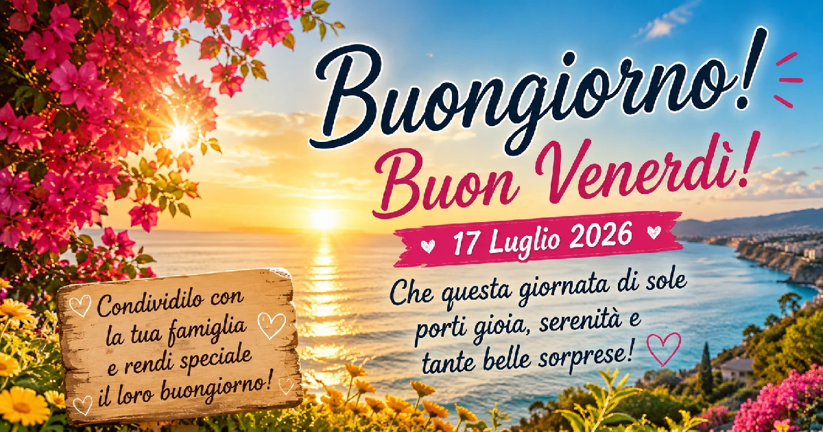 Immagini Buongiorno Buon Venerdì 3