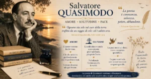 Le frasi di Salvatore Quasimodo che esplorano lamore, la solitudine e la pace