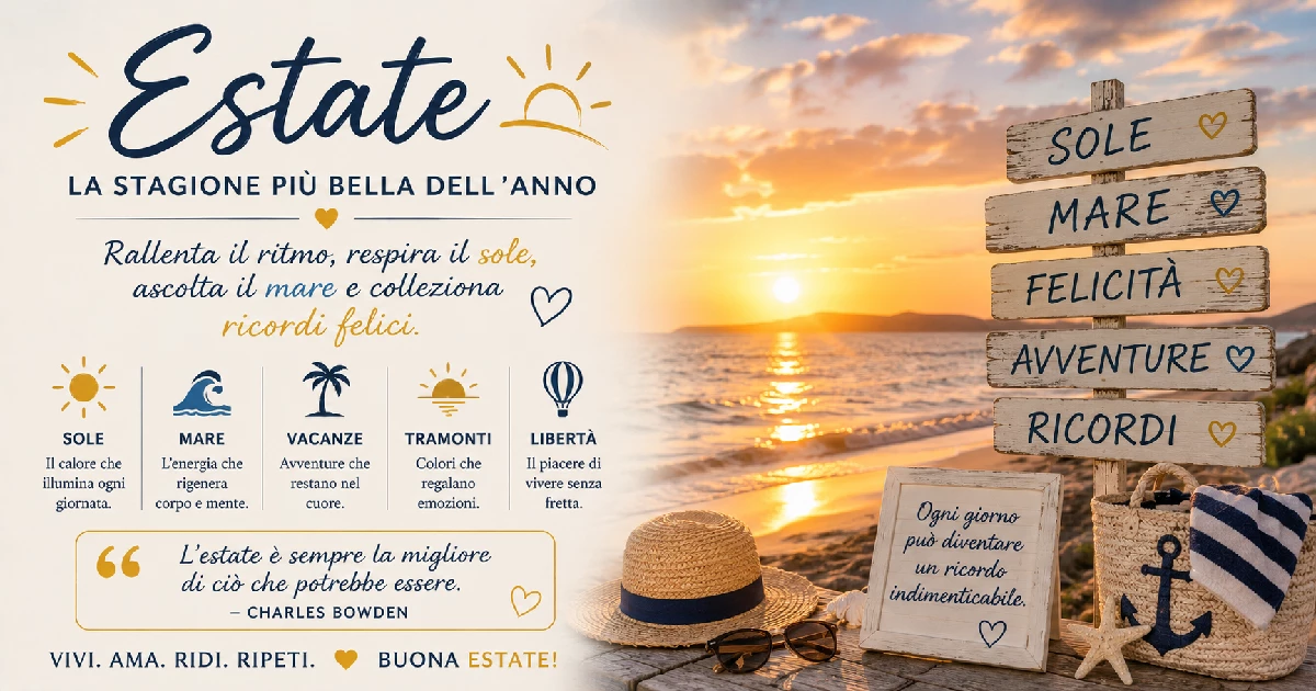 Le frasi sullestate che catturano la stagione piu bella dellanno