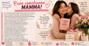 Le più belle frasi di buon compleanno per la mamma che custodirà per sempre