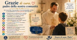 Le più belle frasi e messaggi di ringraziamento per un sacerdote