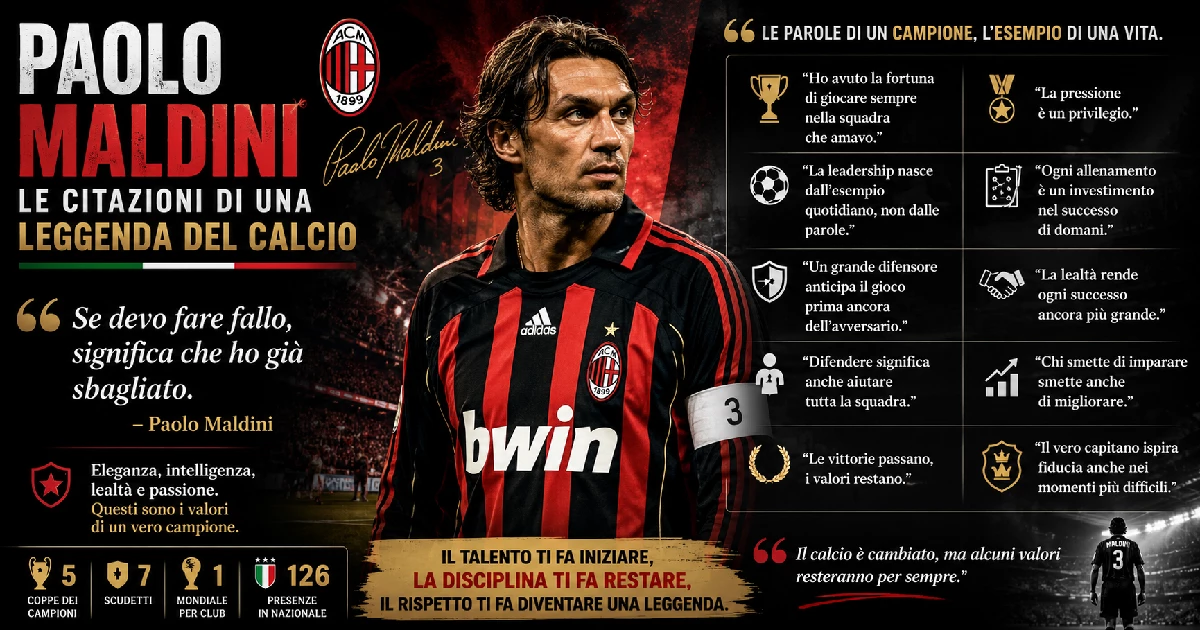 Paolo Maldini: Le Citazioni di una Leggenda del Calcio